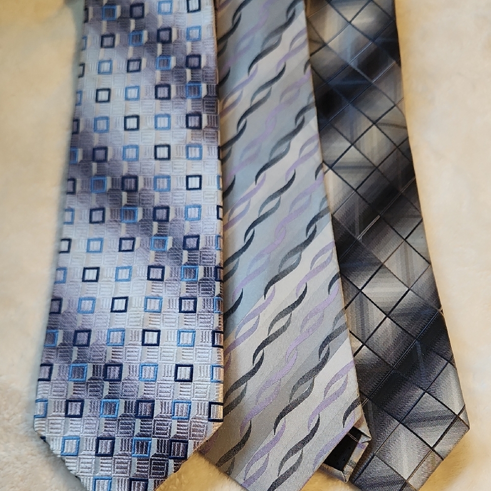 Men's Patterned Tie Set - 3 Pack